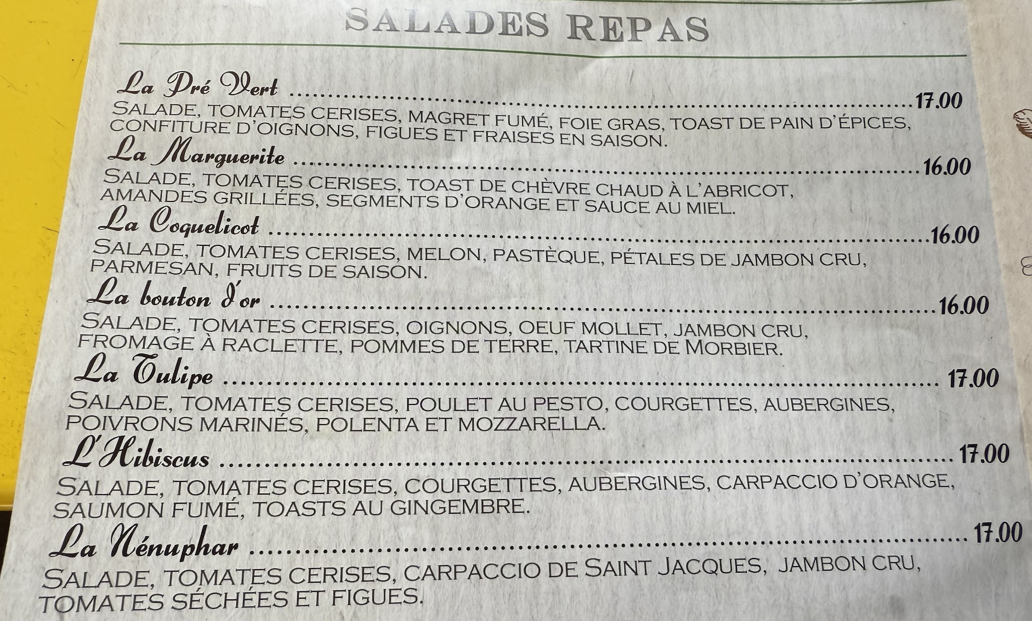 Menu 2